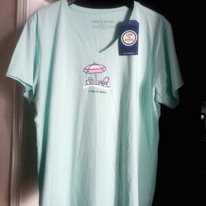 Life Is Good Crusher Tee XXL nwt